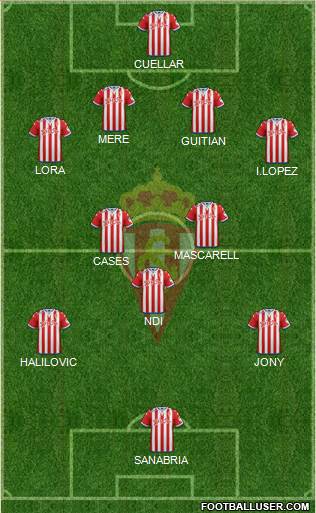 Real Sporting S.A.D. Formation 2015
