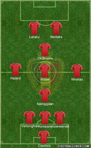 Belgium Formation 2015
