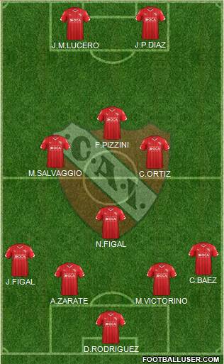 Independiente Formation 2015