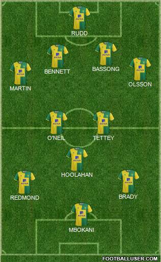 Norwich City Formation 2015