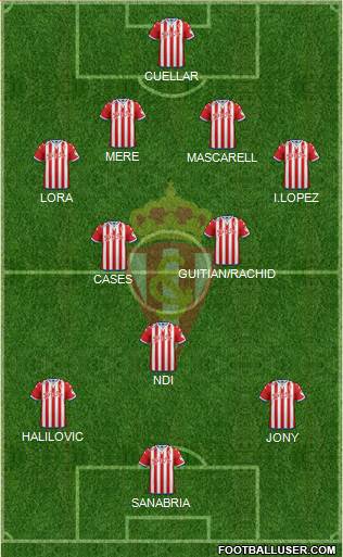 Real Sporting S.A.D. Formation 2015