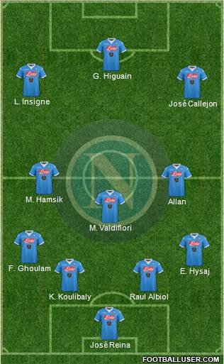 Napoli Formation 2015
