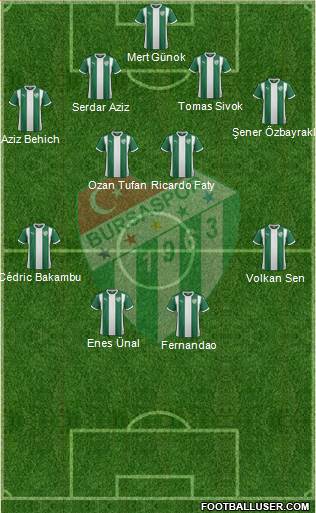 Bursaspor Formation 2015
