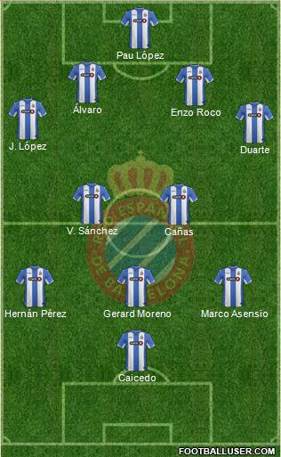 R.C.D. Espanyol de Barcelona S.A.D. Formation 2015
