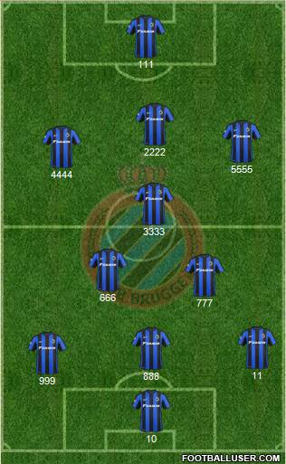 Club Brugge KV Formation 2015