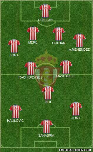 Real Sporting S.A.D. Formation 2015