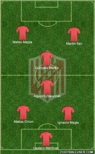 9 de Julio Formation 2015