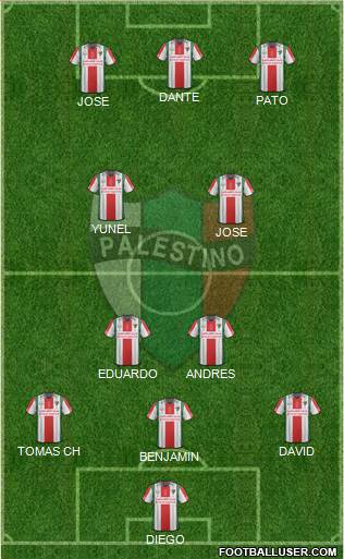 CD Palestino S.A.D.P. Formation 2015
