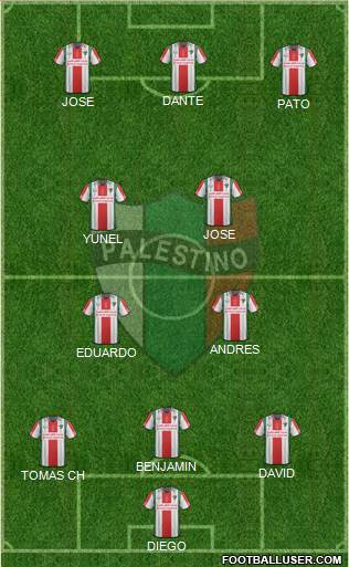 CD Palestino S.A.D.P. Formation 2015