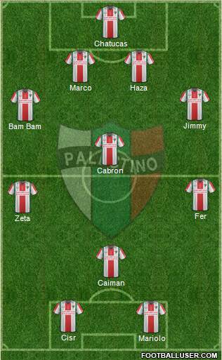CD Palestino S.A.D.P. Formation 2015
