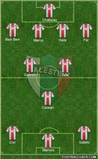 CD Palestino S.A.D.P. Formation 2015