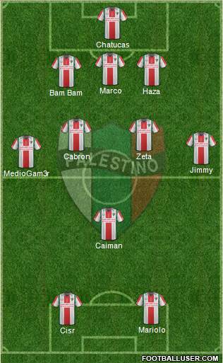 CD Palestino S.A.D.P. Formation 2015
