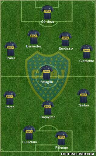 Boca Juniors Formation 2016