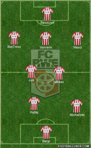 FC Rot-Weiss Erfurt Formation 2016