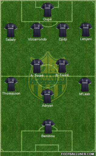FC Nantes Formation 2016