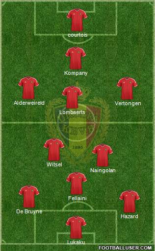 Belgium Formation 2016