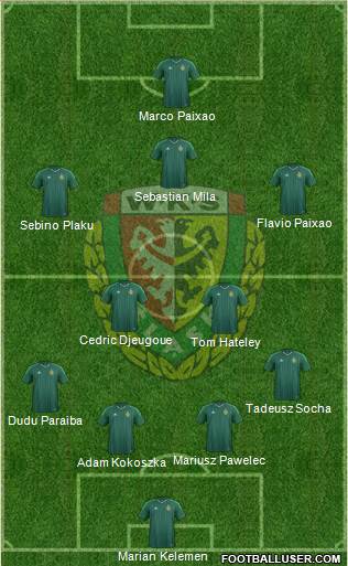 WKS Slask Wroclaw Formation 2016