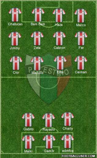 CD Palestino S.A.D.P. Formation 2016