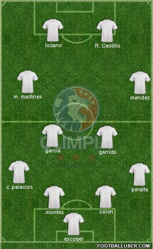 CD Olimpia Formation 2016