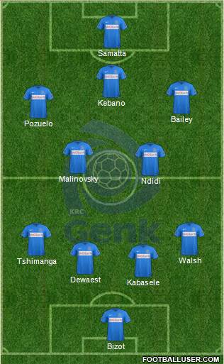 K Racing Club Genk Formation 2016