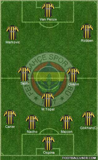 Fenerbahçe SK Formation 2016