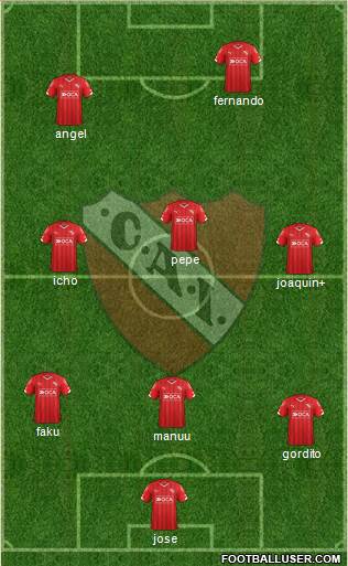 Independiente Formation 2016