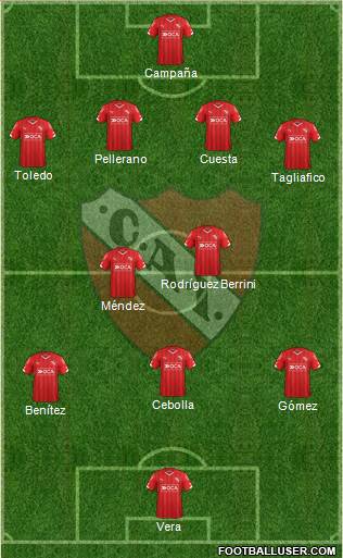 Independiente Formation 2016