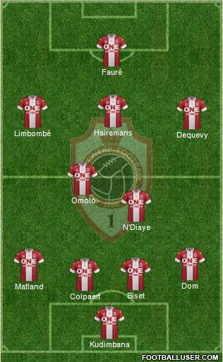 R Antwerp FC Formation 2016