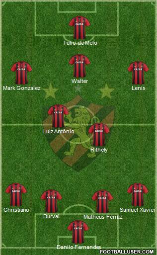 Sport C Recife Formation 2016