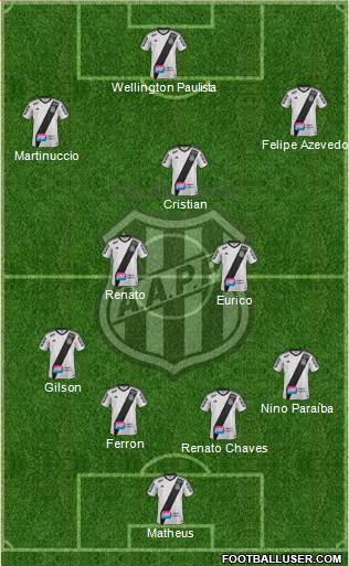 AA Ponte Preta Formation 2016
