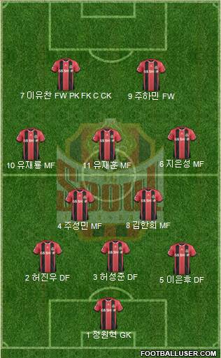 FC Seoul Formation 2016