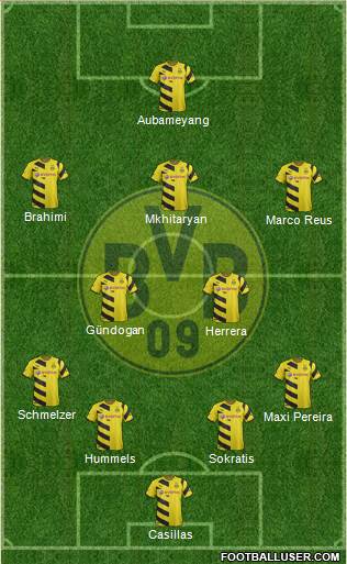 Borussia Dortmund Formation 2016