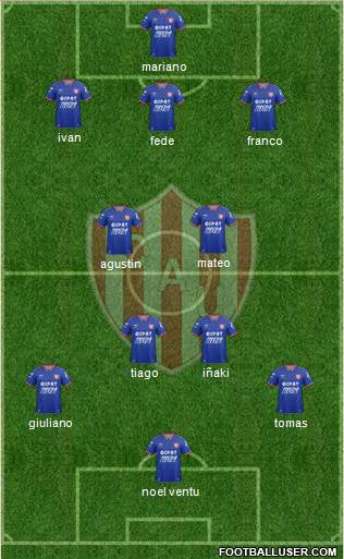 Unión de Santa Fe Formation 2016