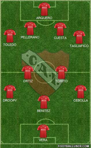 Independiente Formation 2016