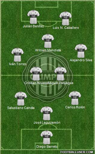 C Olimpia Formation 2016
