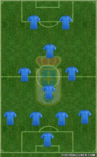Real Oviedo S.A.D. Formation 2016