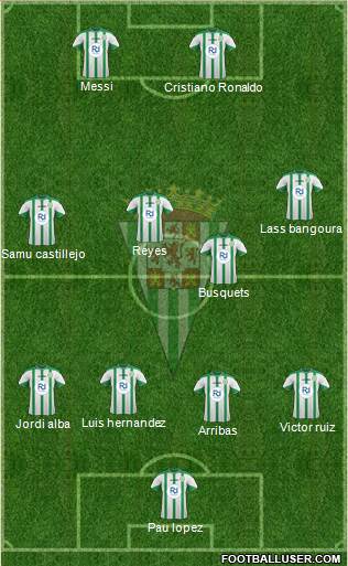 Córdoba C.F., S.A.D. Formation 2016