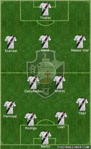 CR Vasco da Gama Formation 2016