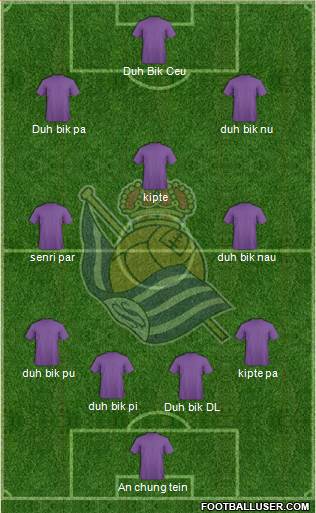 Real Sociedad S.A.D. Formation 2016
