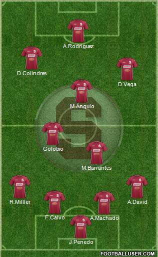 CD Saprissa Formation 2016