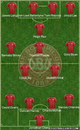 Denmark Formation 2016
