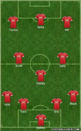 Manchester United Formation 2016
