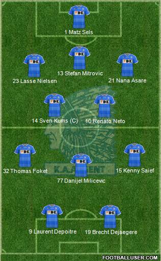 KAA Gent Formation 2016
