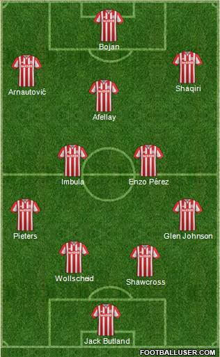 Stoke City Formation 2016