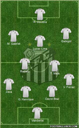 Santos FC Formation 2016