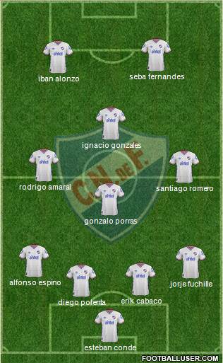 Club Nacional de Football Formation 2016
