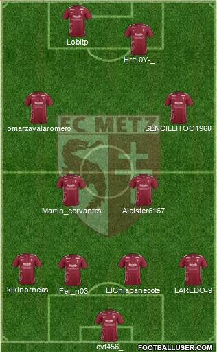 Football Club de Metz Formation 2016