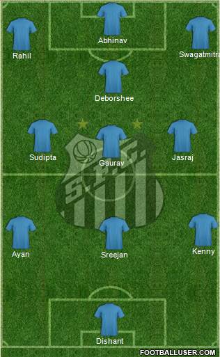 Santos FC Formation 2016