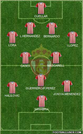 Real Sporting S.A.D. Formation 2016