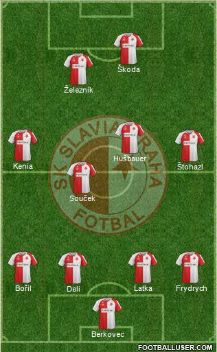 Slavia Prague Formation 2016